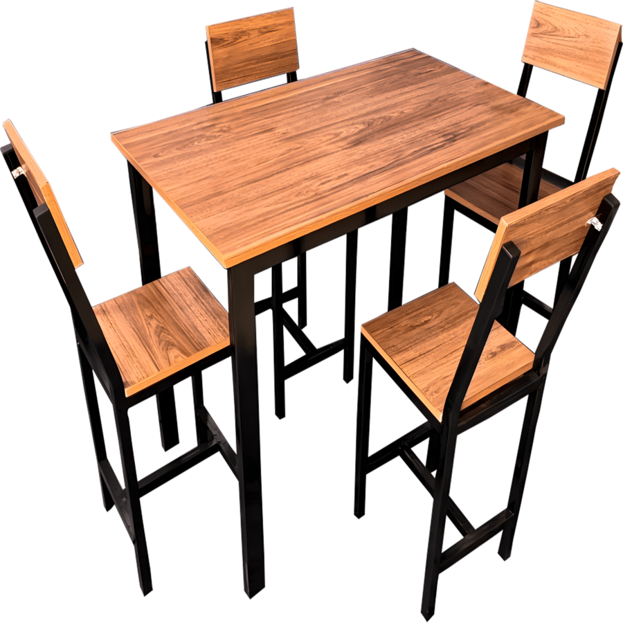 Juego de mesas con 4 sillas